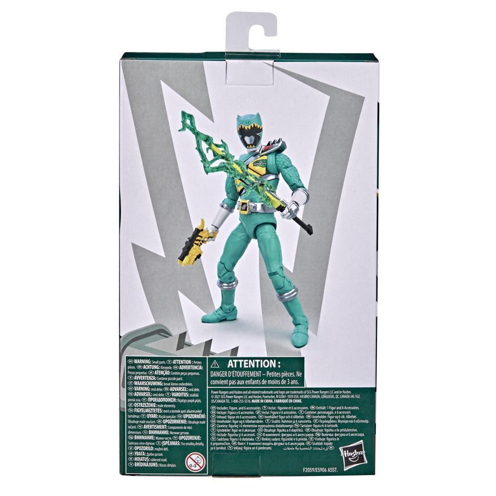 Power Rangers Lightning Collection Dino Charge Green Ranger 6-Inch Premium Collectible Action Figure Toy, Accessories product thumbnail 1