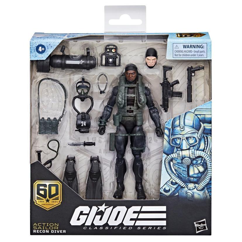 G.I. Joe Classified Series 60th Anniversary Action Sailor - Recon Diver, 6” Action Figure product image 1