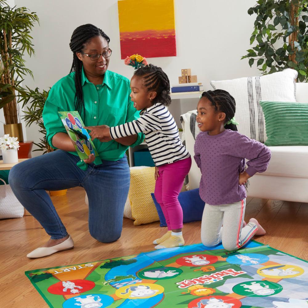 Twister Junior Game, Animal Adventure 2-Sided Mat, Game for 2-4 Players, Ages 3 and Up product thumbnail 1