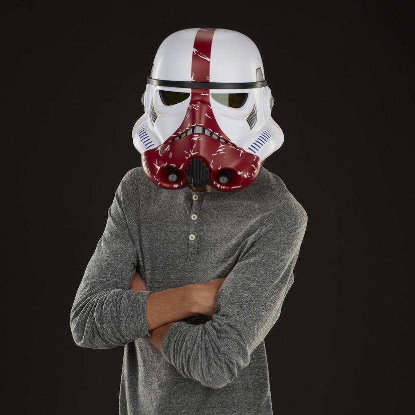 Star Wars The Black Series The Mandalorian Incinerator Stormtrooper Premium Electronic Roleplay Helmet product image 1