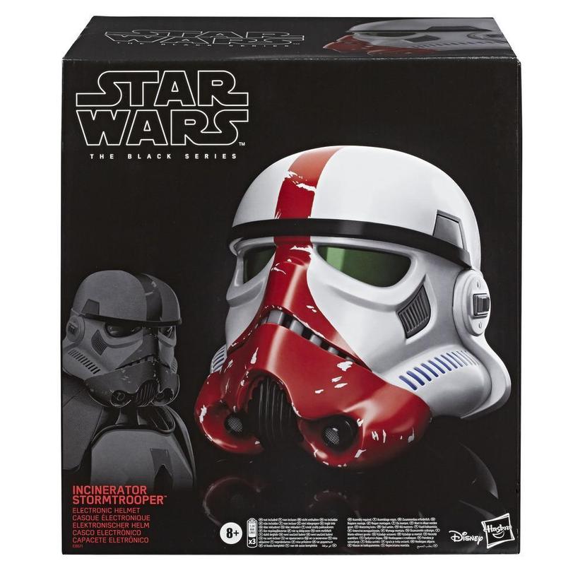 Star Wars The Black Series The Mandalorian Incinerator Stormtrooper Premium Electronic Roleplay Helmet product image 1