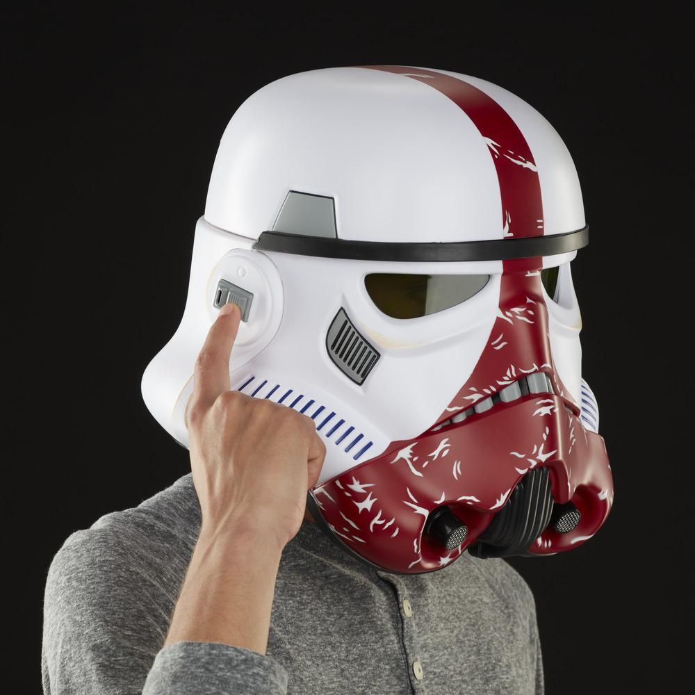 Star Wars The Black Series The Mandalorian Incinerator Stormtrooper Premium Electronic Roleplay Helmet product thumbnail 1
