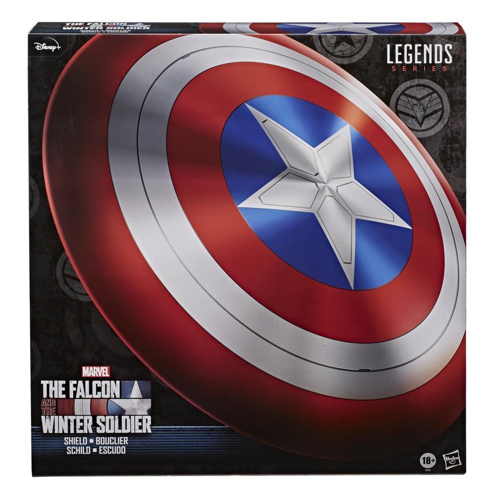 Hasbro Marvel Legends Series Falcon and Winter Soldier Captain America Premium Role Play Shield for Ages 18 and Up product thumbnail 1