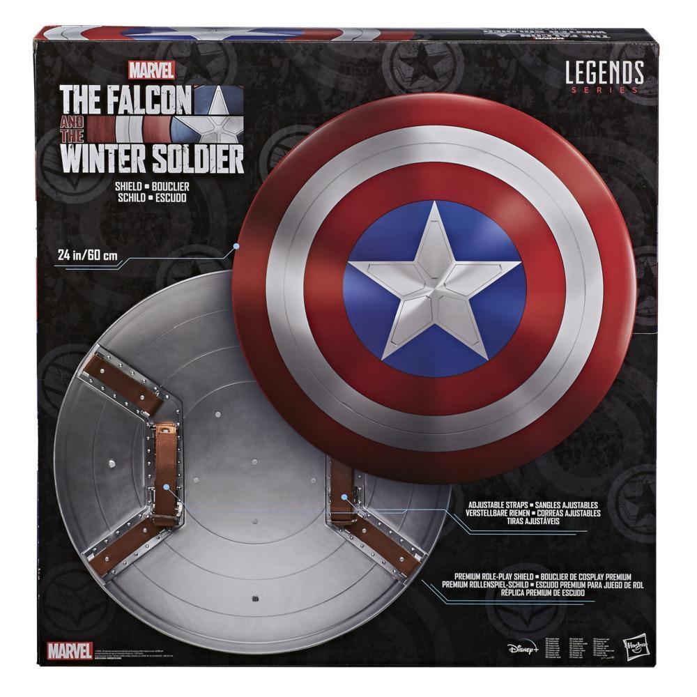 Hasbro Marvel Legends Series Falcon and Winter Soldier Captain America Premium Role Play Shield for Ages 18 and Up product thumbnail 1