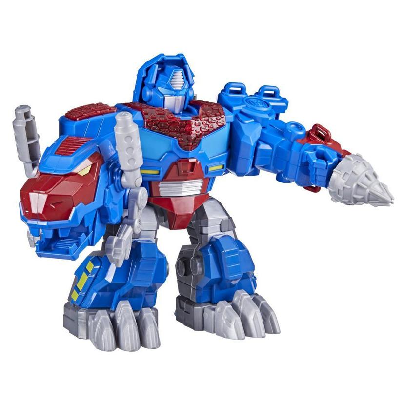 Transformers Dinobot Adventures Optimus Prime T-Rex with Lights and Sounds, 9+-inch Toy, Ages 3 and Up product image 1