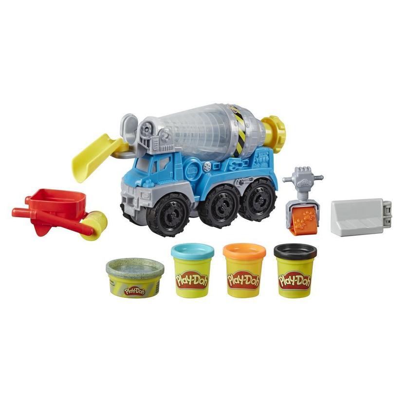 Play-Doh Wheels Cement Truck Toy with 4 Non-Toxic Play-Doh Colors product image 1