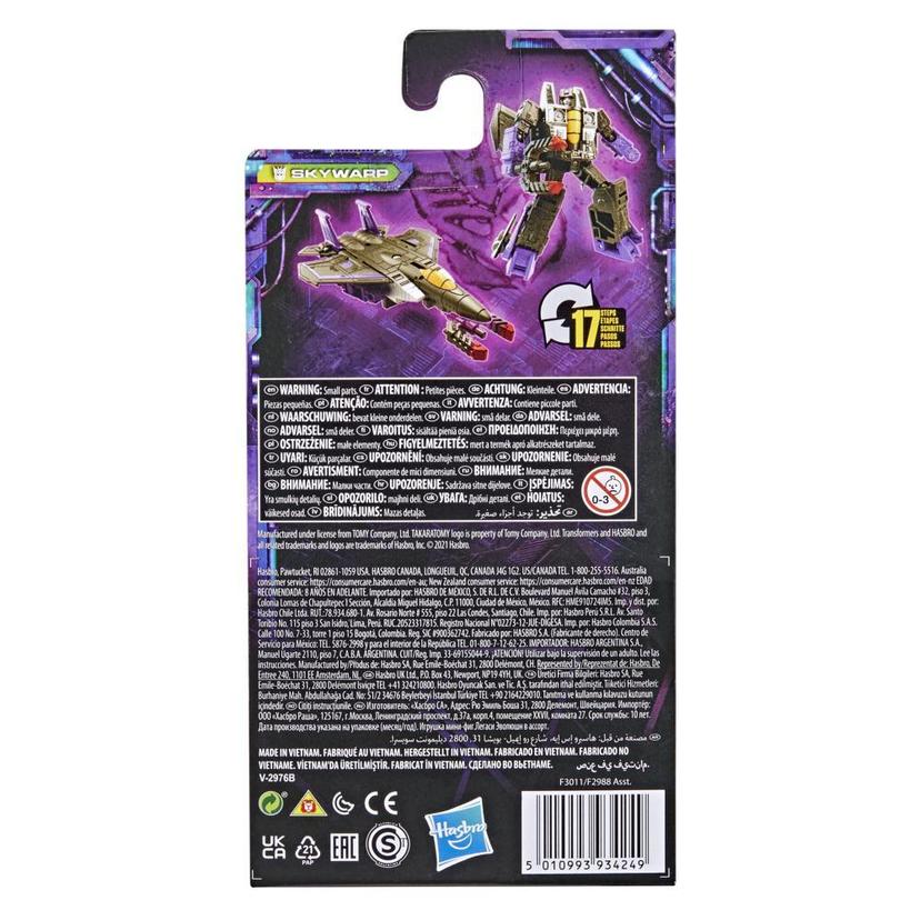 Transformers Toys Generations Legacy Core Skywarp Action Figure - 8 and Up, 3.5-inch product image 1