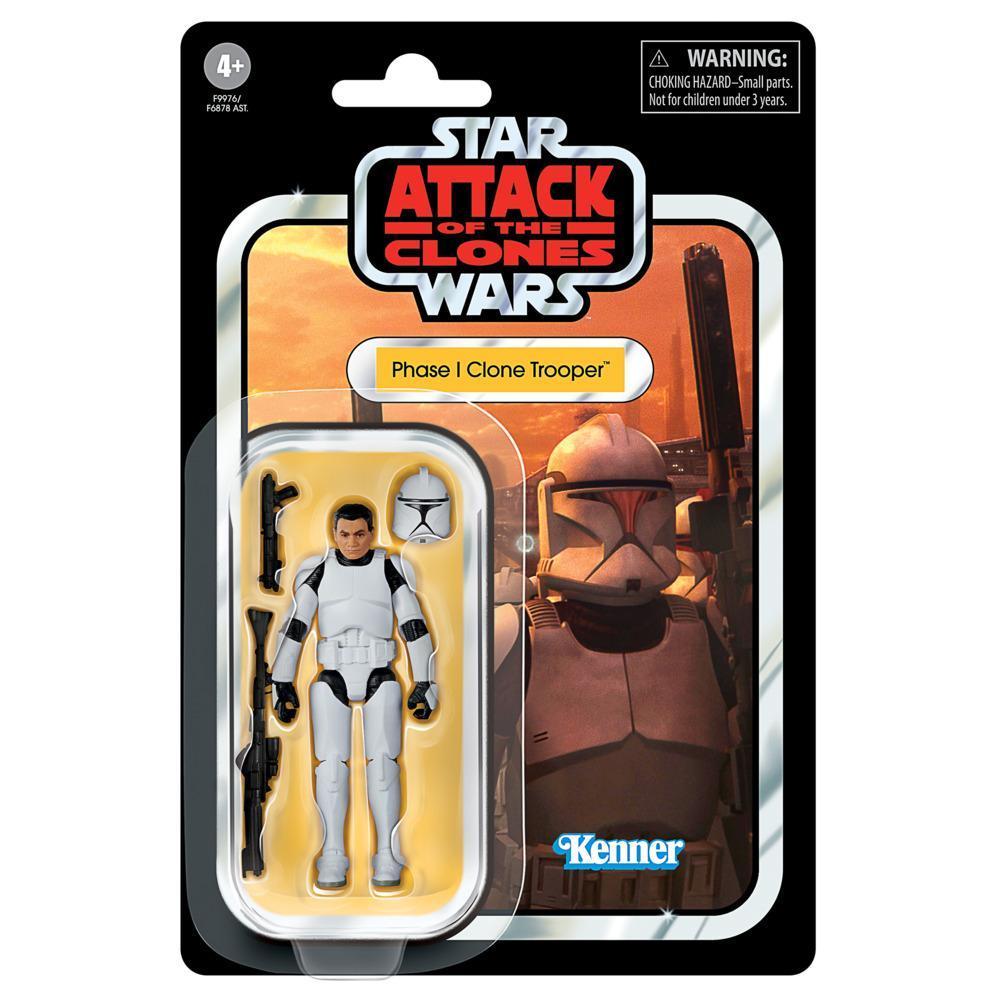 Star Wars The Vintage Collection Phase I Clone Trooper, Star Wars: Attack of the Clones Action Figure (3.75”) product thumbnail 1