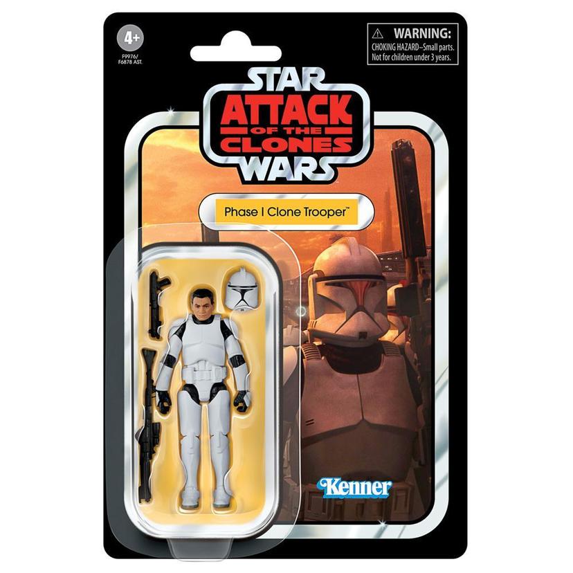 Star Wars The Vintage Collection Phase I Clone Trooper, Star Wars: Attack of the Clones Action Figure (3.75”) product image 1