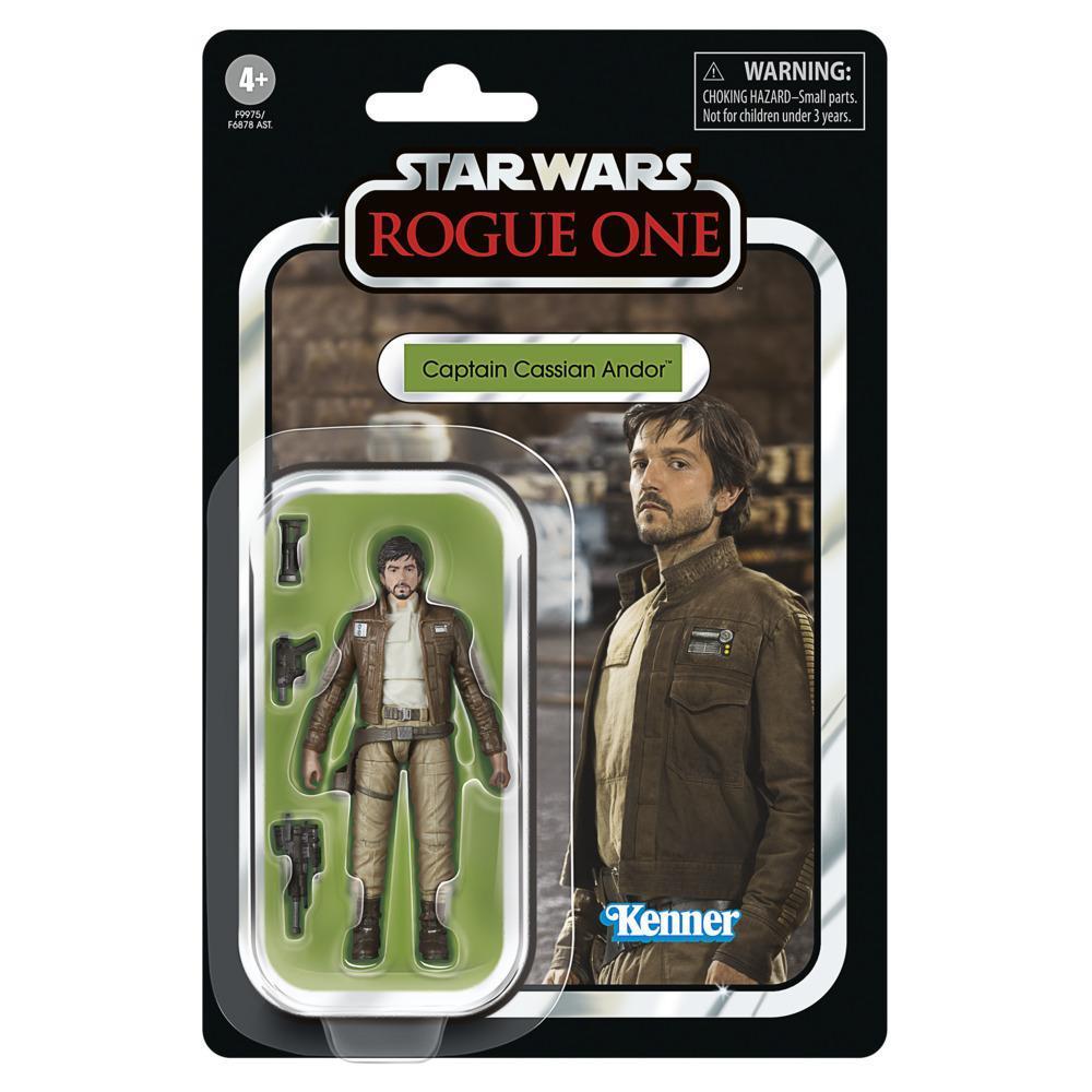 Star Wars The Vintage Collection Captain Cassian Andor, Rogue One: A Star Wars Story Action Figure (3.75”) product thumbnail 1