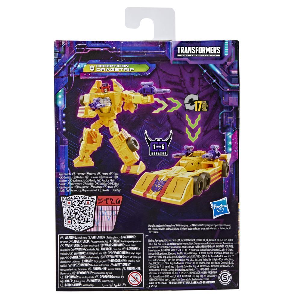 Transformers Toys Generations Legacy Deluxe Decepticon Dragstrip Action Figure - 8 and Up, 5.5-inch product thumbnail 1