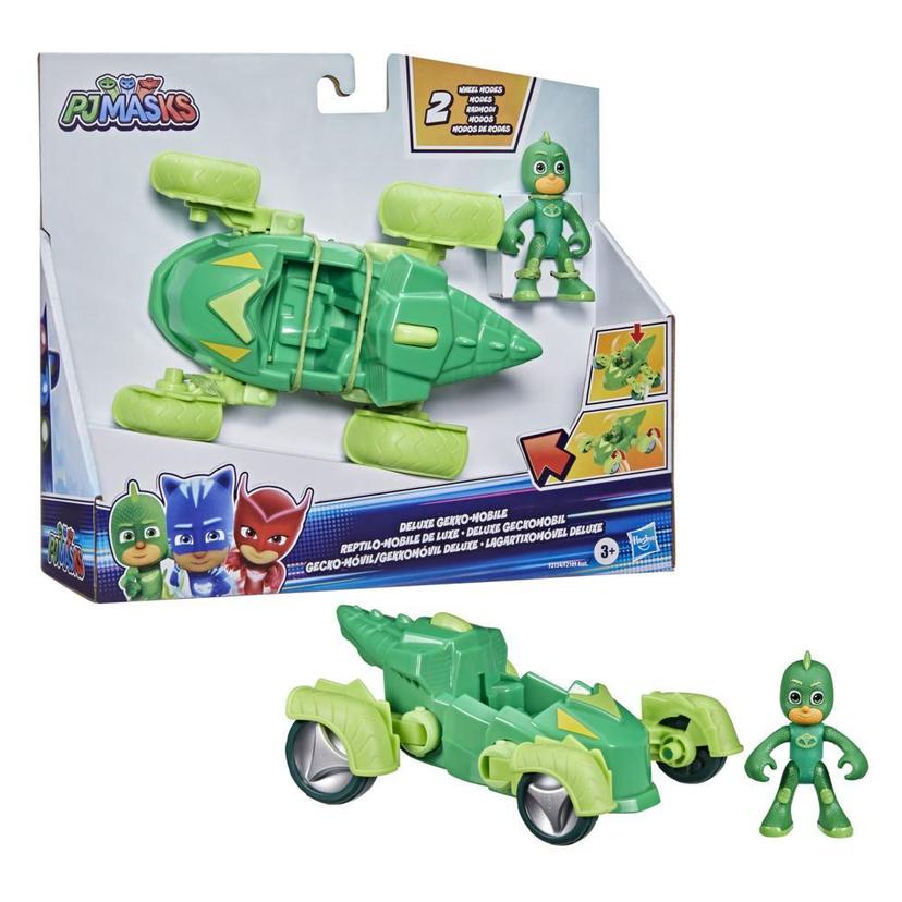 PJ Masks Gekko Deluxe Vehicle Preschool Toy, Gekko-Mobile Car with Gekko Action Figure for Kids Ages 3 and Up product image 1