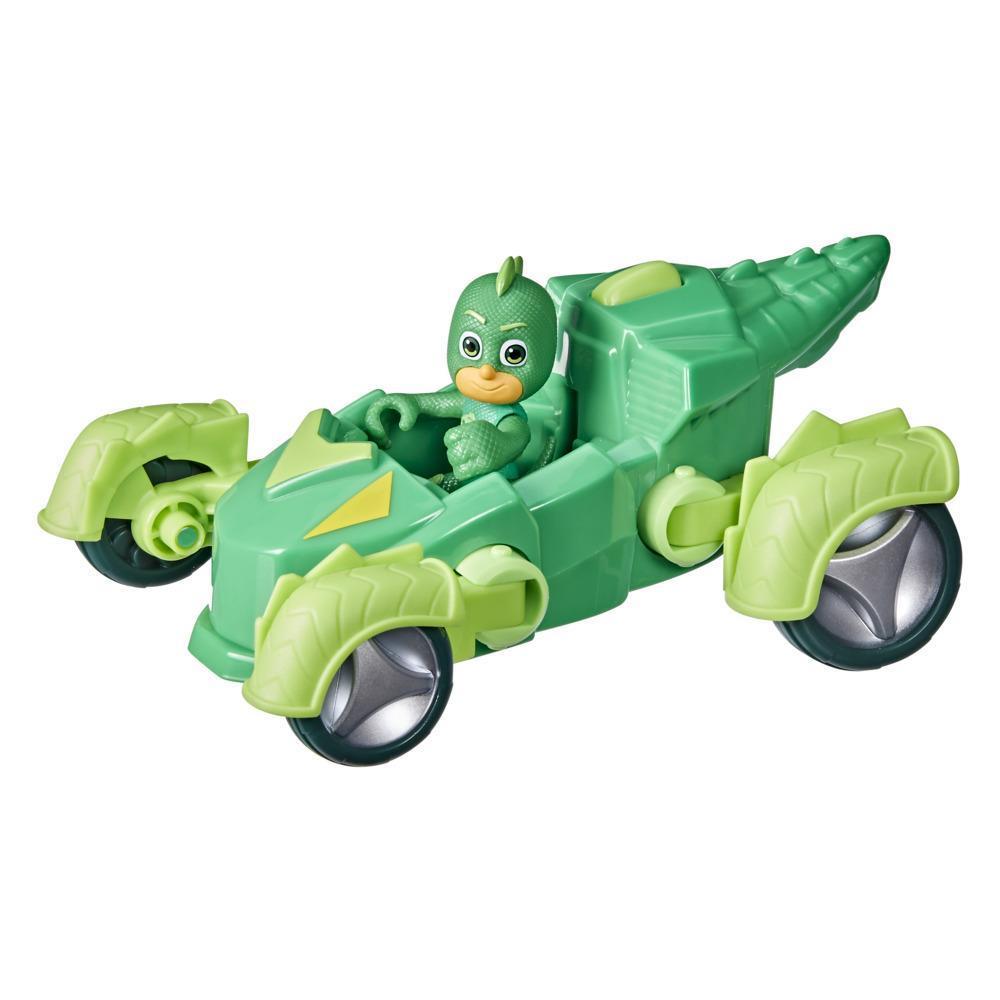 PJ Masks Gekko Deluxe Vehicle Preschool Toy, Gekko-Mobile Car with Gekko Action Figure for Kids Ages 3 and Up product thumbnail 1