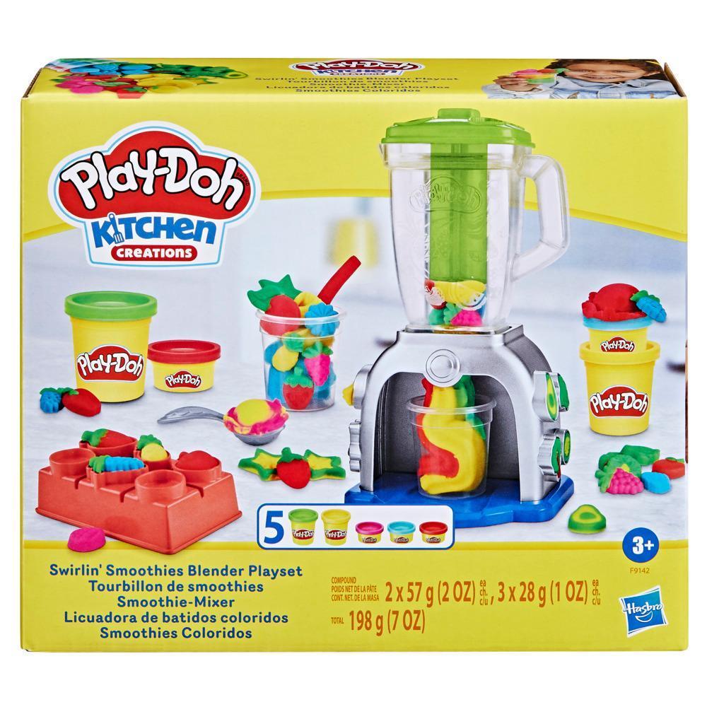 Play-Doh Swirlin' Smoothies Toy Blender Playset, Play Kitchen Toys for Kids Age 3+ product thumbnail 1