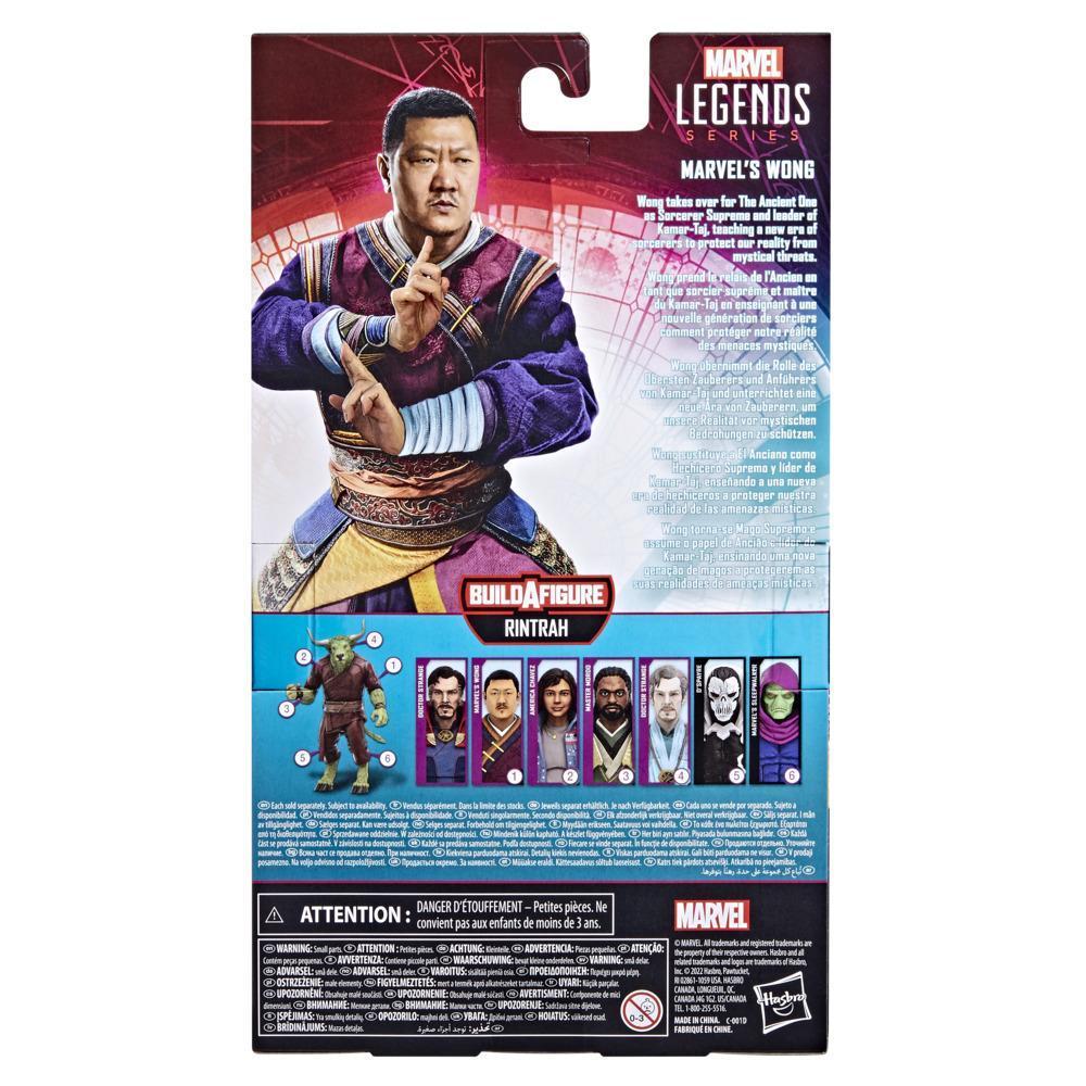Marvel Legends Series Doctor Strange in the Multiverse of Madness 6-inch Collectible Marvel’s Wong Action Figure Toy, 4 Accessories and 1 Build-A-Figure Part product thumbnail 1