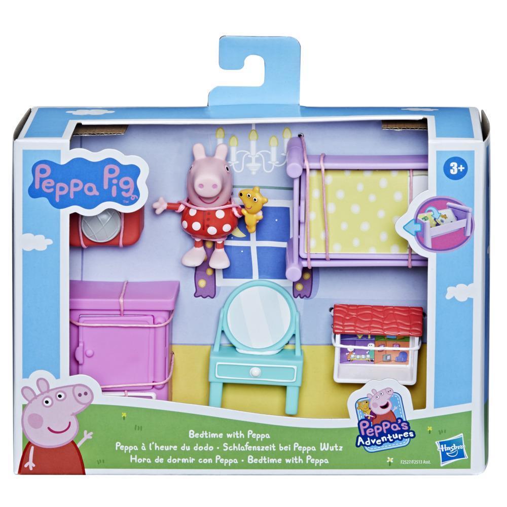 Peppa Pig Peppa's Adventures Bedtime with Peppa Accessory Set with 3-inch Peppa Pig Figure and 5 Accessories product thumbnail 1