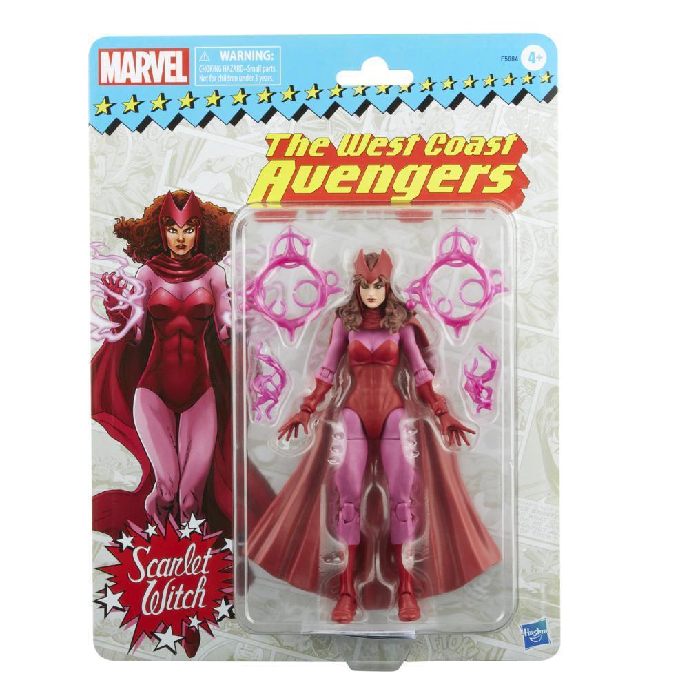 Marvel Legends Series Scarlet Witch 6-inch Retro Action Figure Toy, 4 Accessories product thumbnail 1