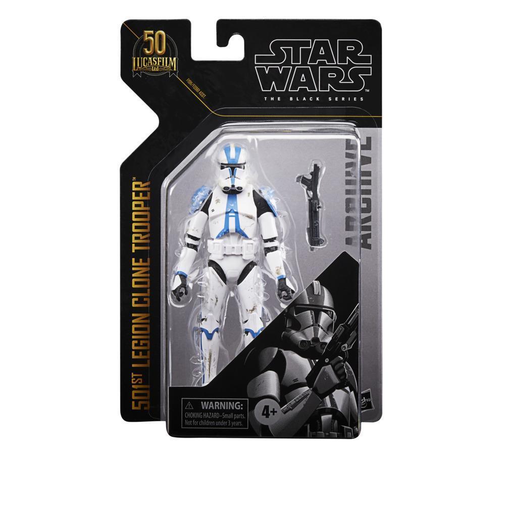 Star Wars The Black Series Archive 501st Legion Clone Trooper Star Wars: The Clone Wars Lucasfilm 50th Anniversary Figure product thumbnail 1