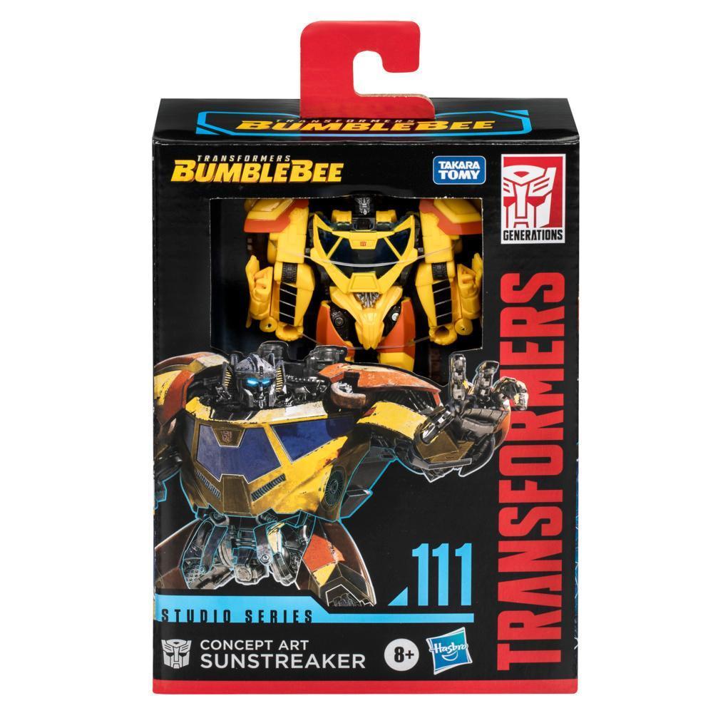 Transformers Studio Series Deluxe Transformers: Bumblebee 111 Concept Art Sunstreaker 4.5” Action Figure, 8+ product thumbnail 1