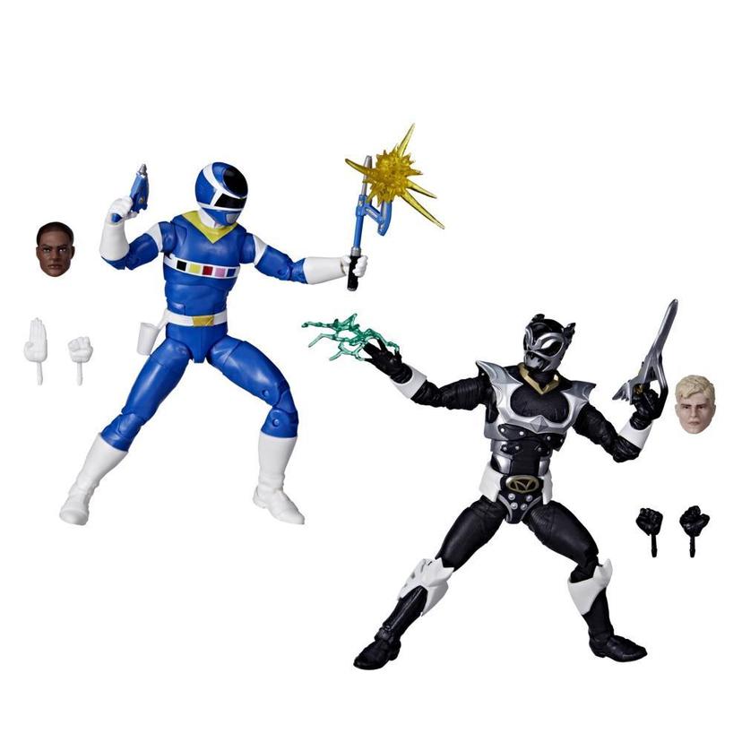 Power Rangers Lightning Collection In Space Blue Ranger Vs. Silver Psycho Ranger 2-Pack 6-Inch Action Figure Toys product image 1