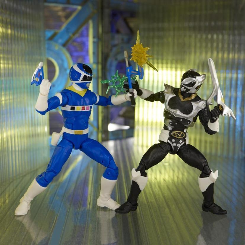 Power Rangers Lightning Collection In Space Blue Ranger Vs. Silver Psycho Ranger 2-Pack 6-Inch Action Figure Toys product image 1