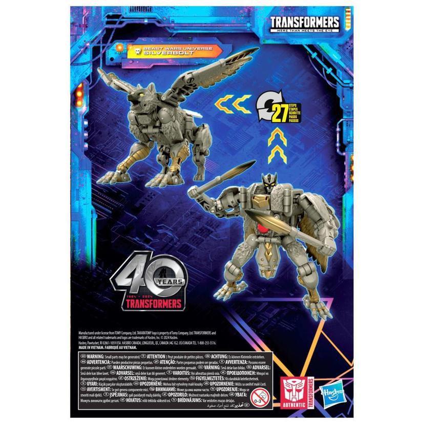 Transformers Legacy United Voyager Beast Wars Universe Silverbolt 7” Action Figure, 8+ product image 1