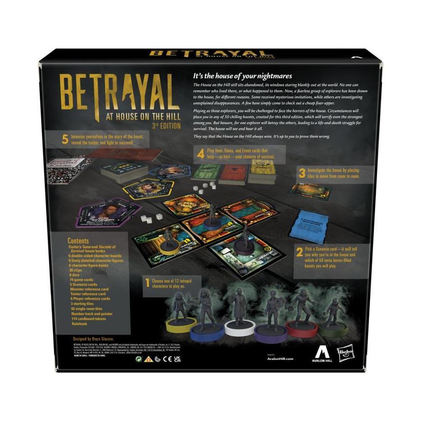 Avalon Hill Betrayal at House on the Hill 3rd Edition Cooperative Board Game, for Ages 12 and Up for 3-6 Players product image 1