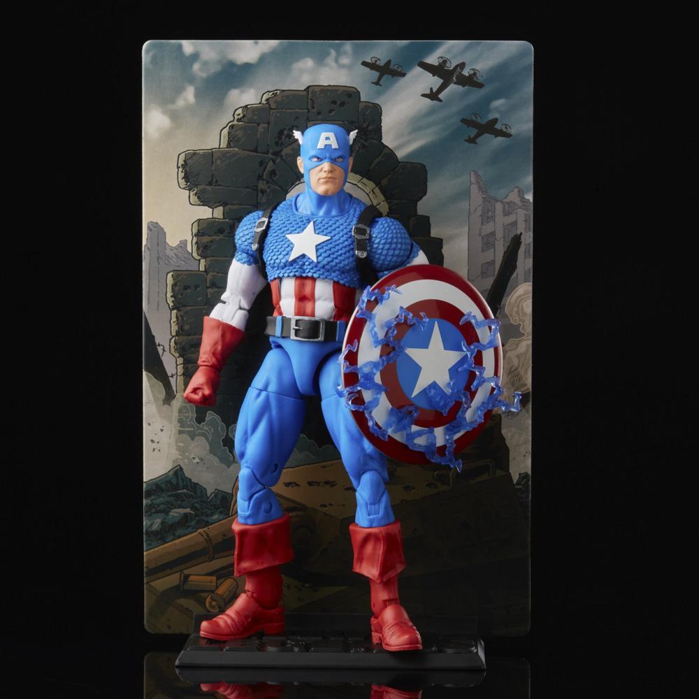 Marvel Legends 20th Anniversary Series 1 Captain America 6-inch Action Figure Collectible Toy product thumbnail 1