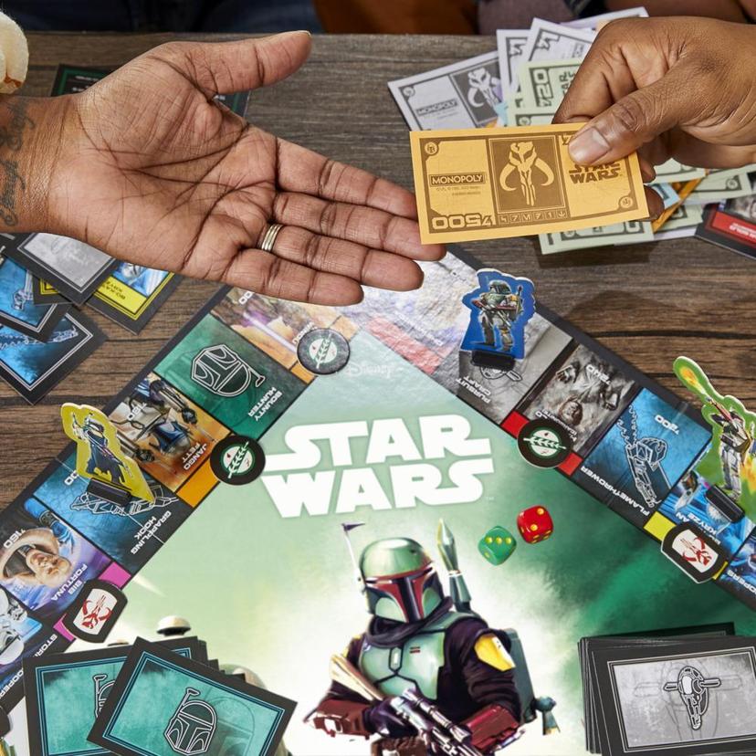Monopoly: Star Wars Boba Fett Edition Board Game for Kids Ages 8 and Up, product image 1