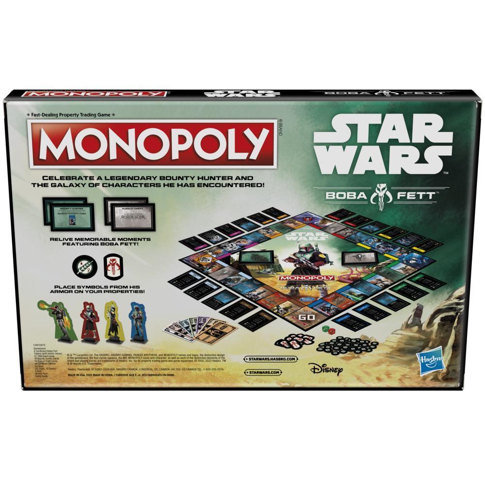 Monopoly: Star Wars Boba Fett Edition Board Game for Kids Ages 8 and Up, product thumbnail 1