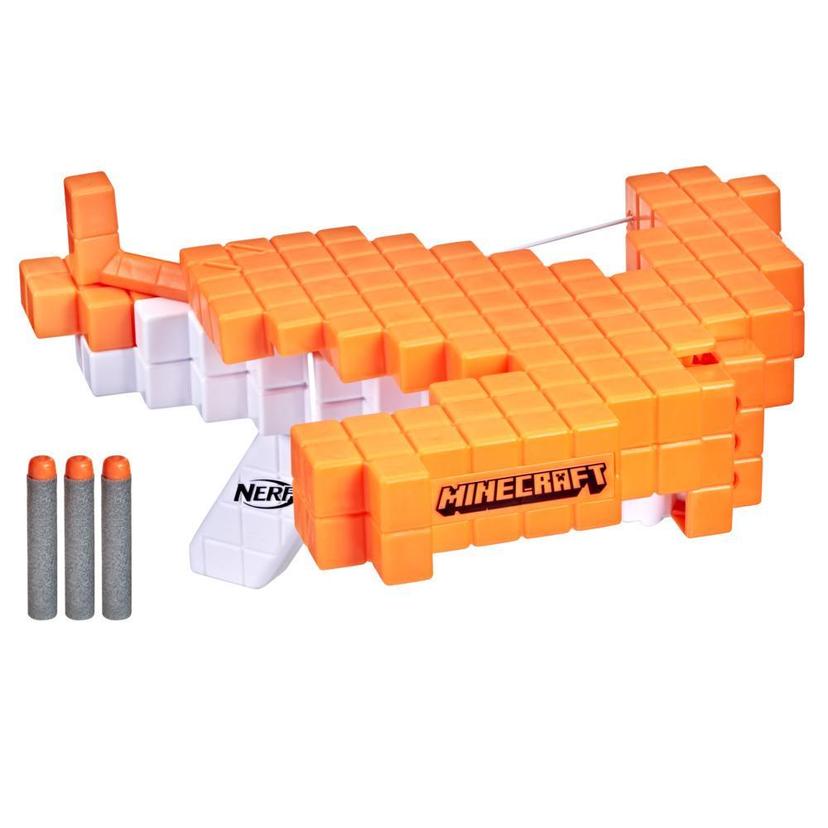 Nerf Minecraft Pillager's Crossbow Dart-Blasting Crossbow, Real Crossbow Action, Includes 3 Official Nerf Elite Darts product image 1