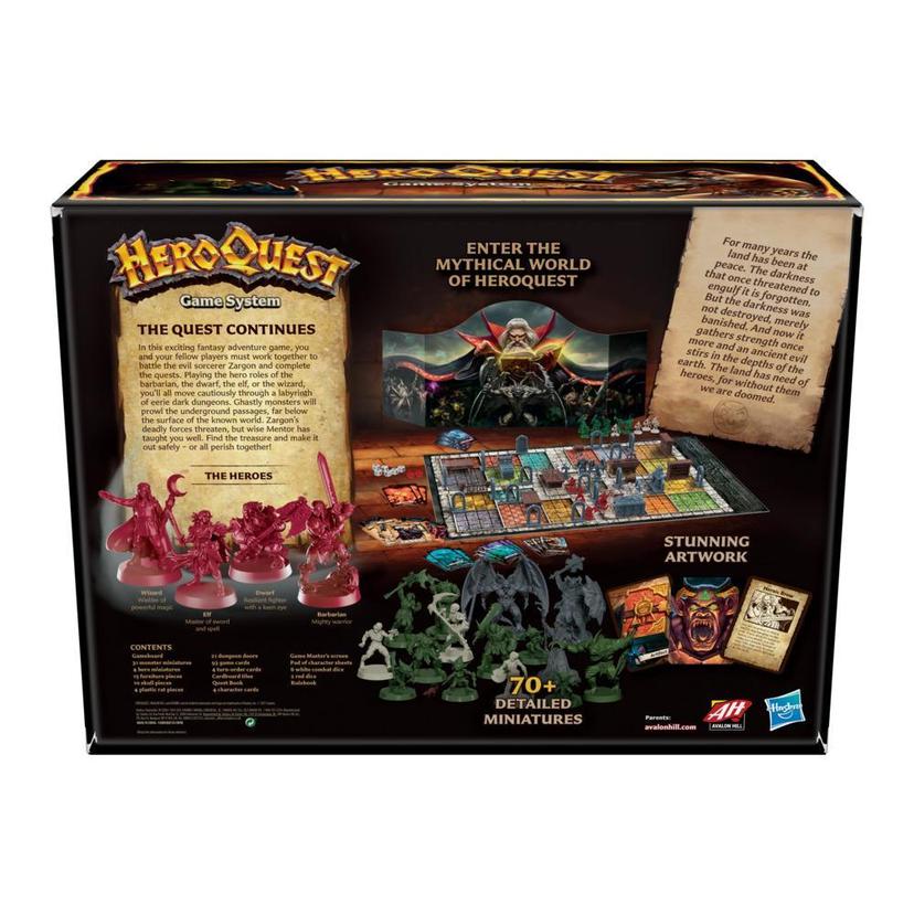 Avalon Hill HeroQuest Game System, Fantasy Miniature Dungeon Crawler Tabletop Adventure Game, Ages 14 and Up 2-5 Players product image 1