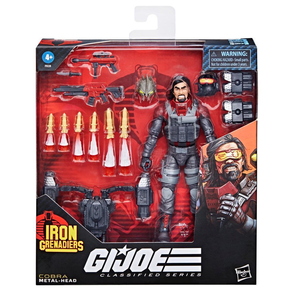 G.I. Joe Classified Series #118, Iron Grenadier Metal-Head, Deluxe 6” Action Figure product thumbnail 1