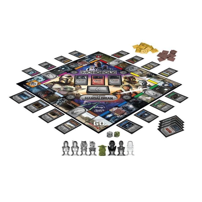 Monopoly: Star Wars The Mandalorian Edition Board Game, Inspired by Season 2, Protect Grogu From Imperial Enemies product image 1