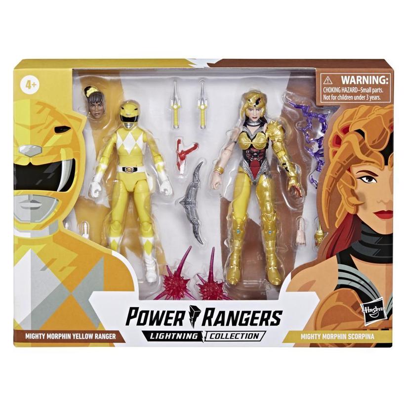 Power Rangers Lightning Collection Mighty Morphin Yellow Ranger Vs. Scorpina 2-Pack 6-Inch Action Figure Toys product image 1