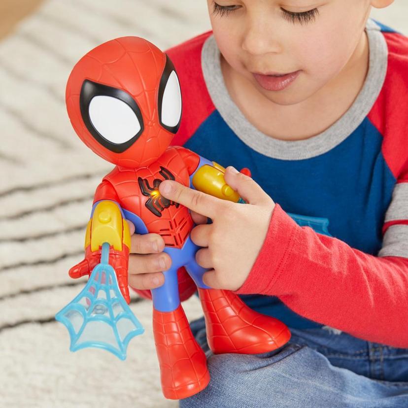 Marvel Spidey and His Amazing Friends Electronic Suit Up Spidey Action Figure, Spider-Man Toys product image 1