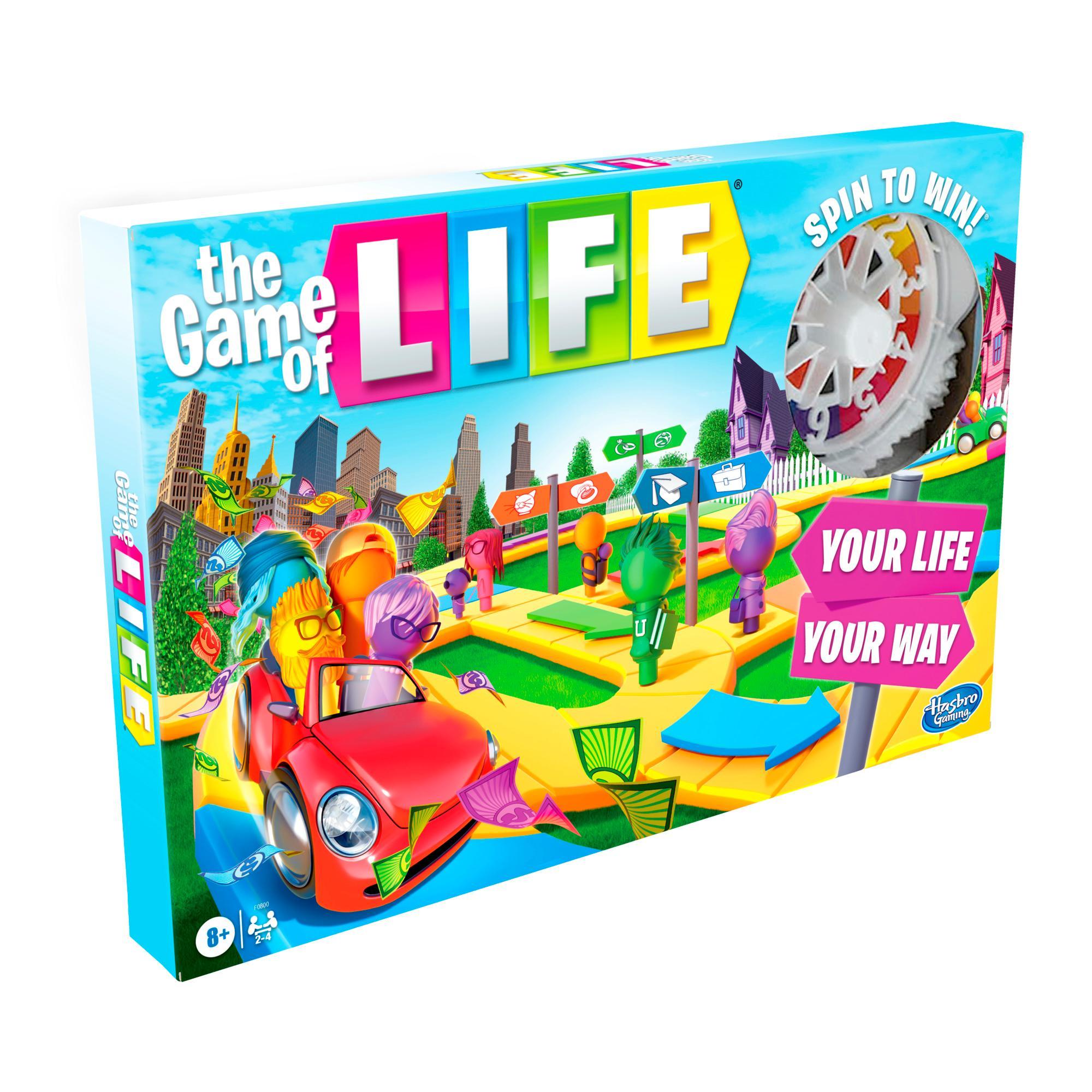 The Game of Life Game, Family Board Game for 2 to 4 Players, for Kids Ages 8 and Up, Includes Colorful Pegs product thumbnail 1