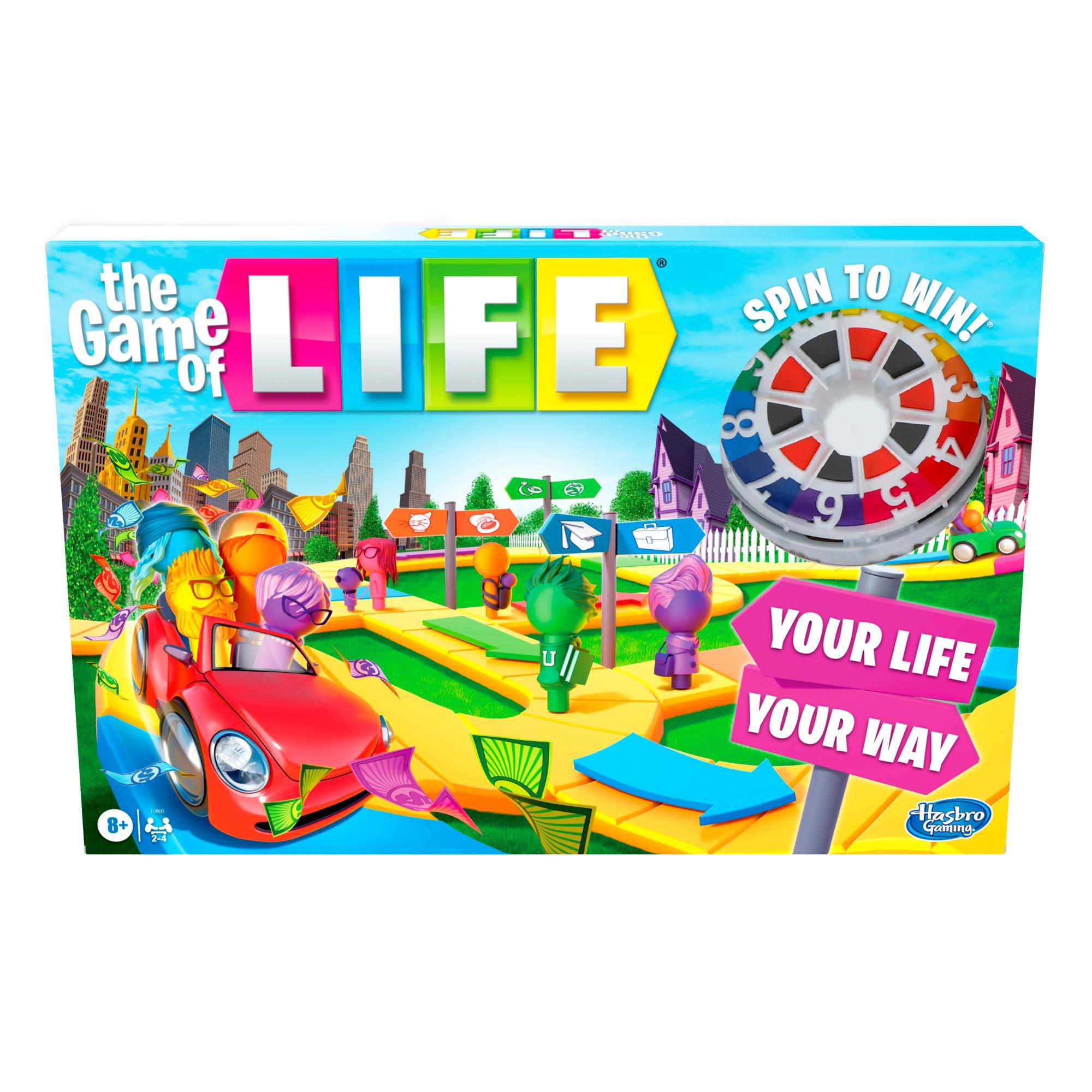 The Game of Life Game, Family Board Game for 2 to 4 Players, for Kids Ages 8 and Up, Includes Colorful Pegs product thumbnail 1