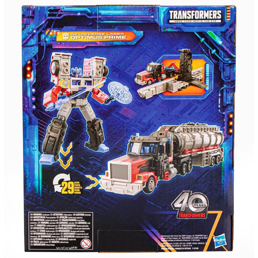 Transformers Legacy United Leader G2 Universe Laser Optimus Prime 7.5” Action Figure, 8+ product image 1