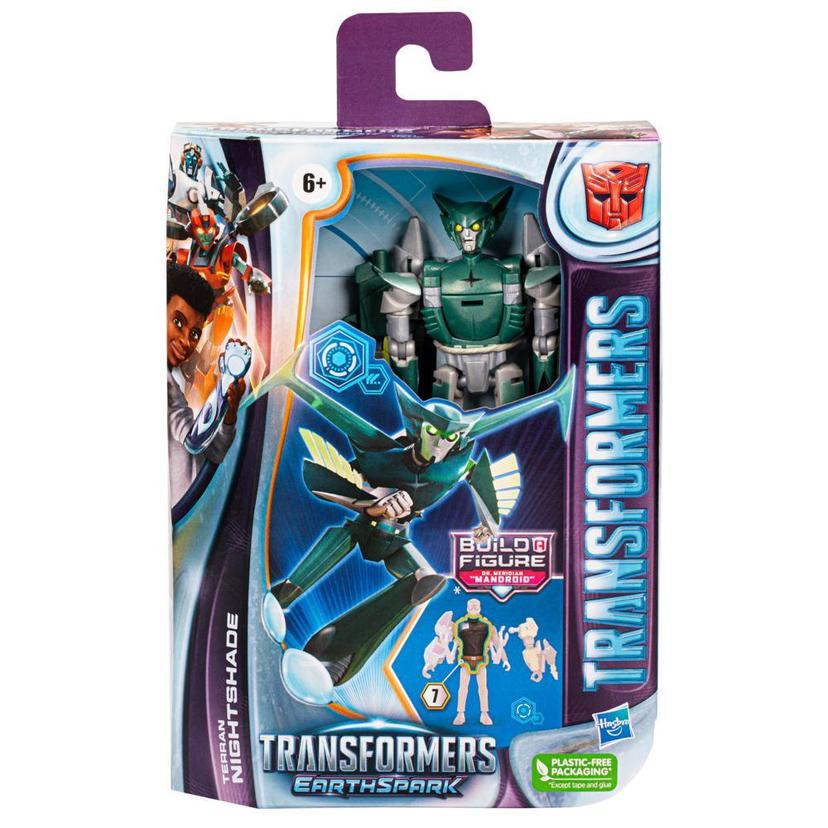 Transformers Toys EarthSpark Deluxe Class Terran Nightshade Action Figure product image 1