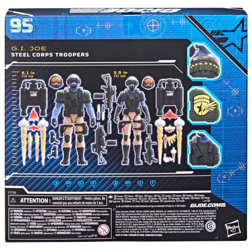 G.I. Joe Classified Series Steel Corps Troopers, Collectible G.I. Joe Action Figure (6"), 95 product image 1