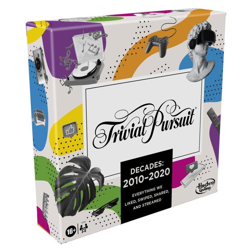 Trivial Pursuit Decades 2010 to 2020 Board Game for Adults and Teens, Pop Culture Trivia Game, Ages 16 and Up product image 1