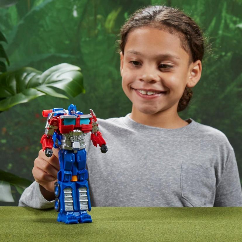 Transformers Toys Transformers: Rise of the Beasts Movie 2-in-1 Optimus Prime Blaster for Ages 6 and Up, 7-inch product image 1