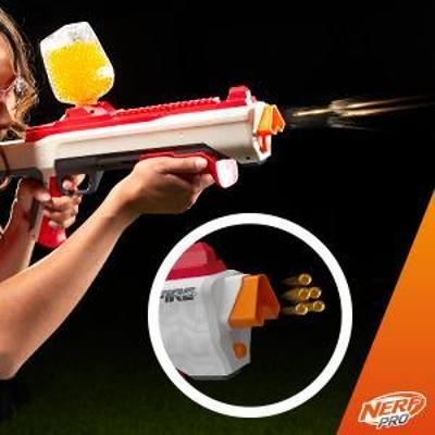 Nerf Pro Gelfire Raid Blaster, Fire 5 Rounds At Once, 10,000 Gelfire Rounds, 800 Round Hopper, Eyewear product thumbnail 1