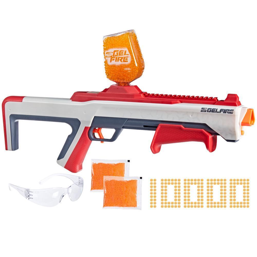 Nerf Pro Gelfire Raid Blaster, Fire 5 Rounds At Once, 10,000 Gelfire Rounds, 800 Round Hopper, Eyewear product thumbnail 1