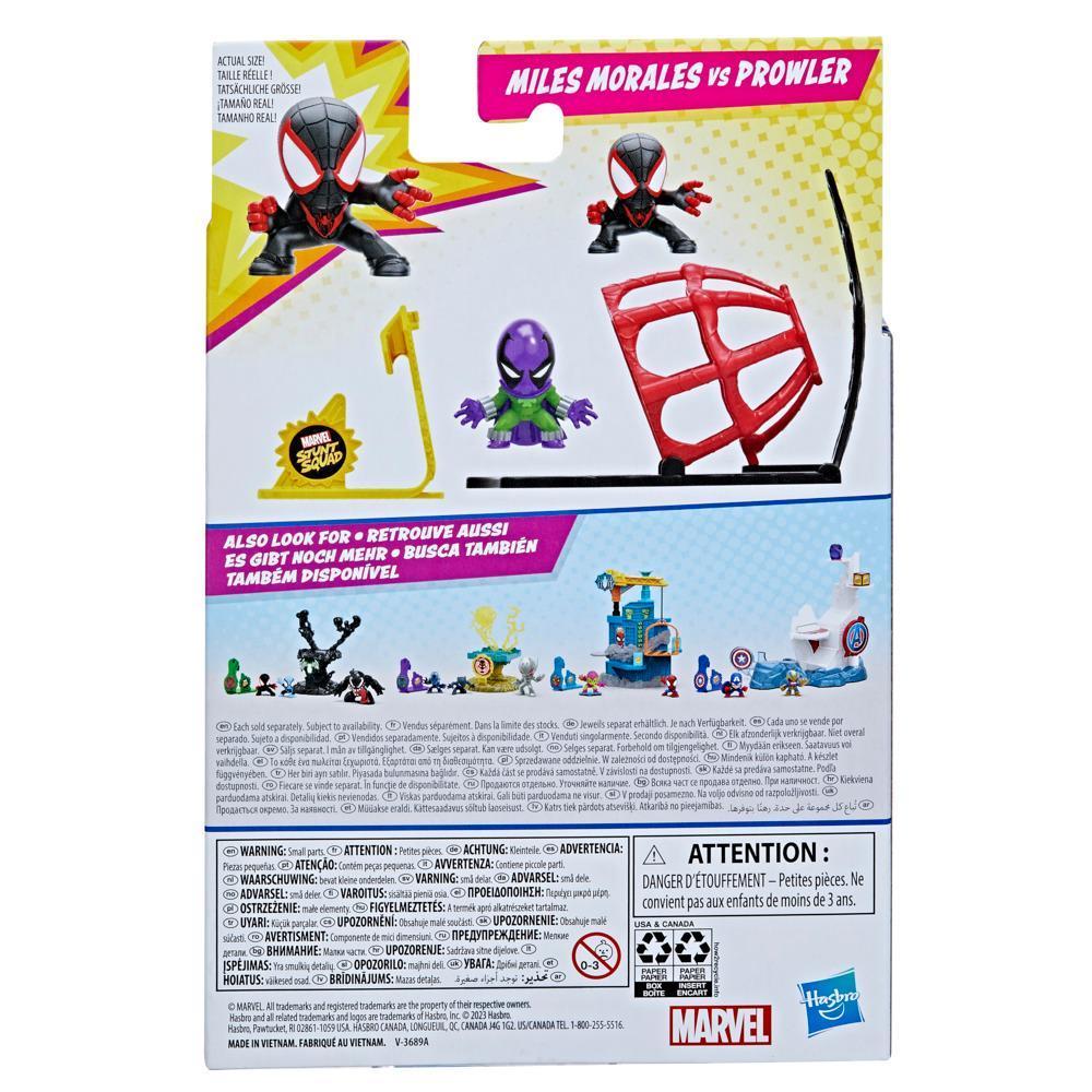Marvel Stunt Squad Miles Morales vs. Prowler Playset with Action Figures (1.5”) product thumbnail 1