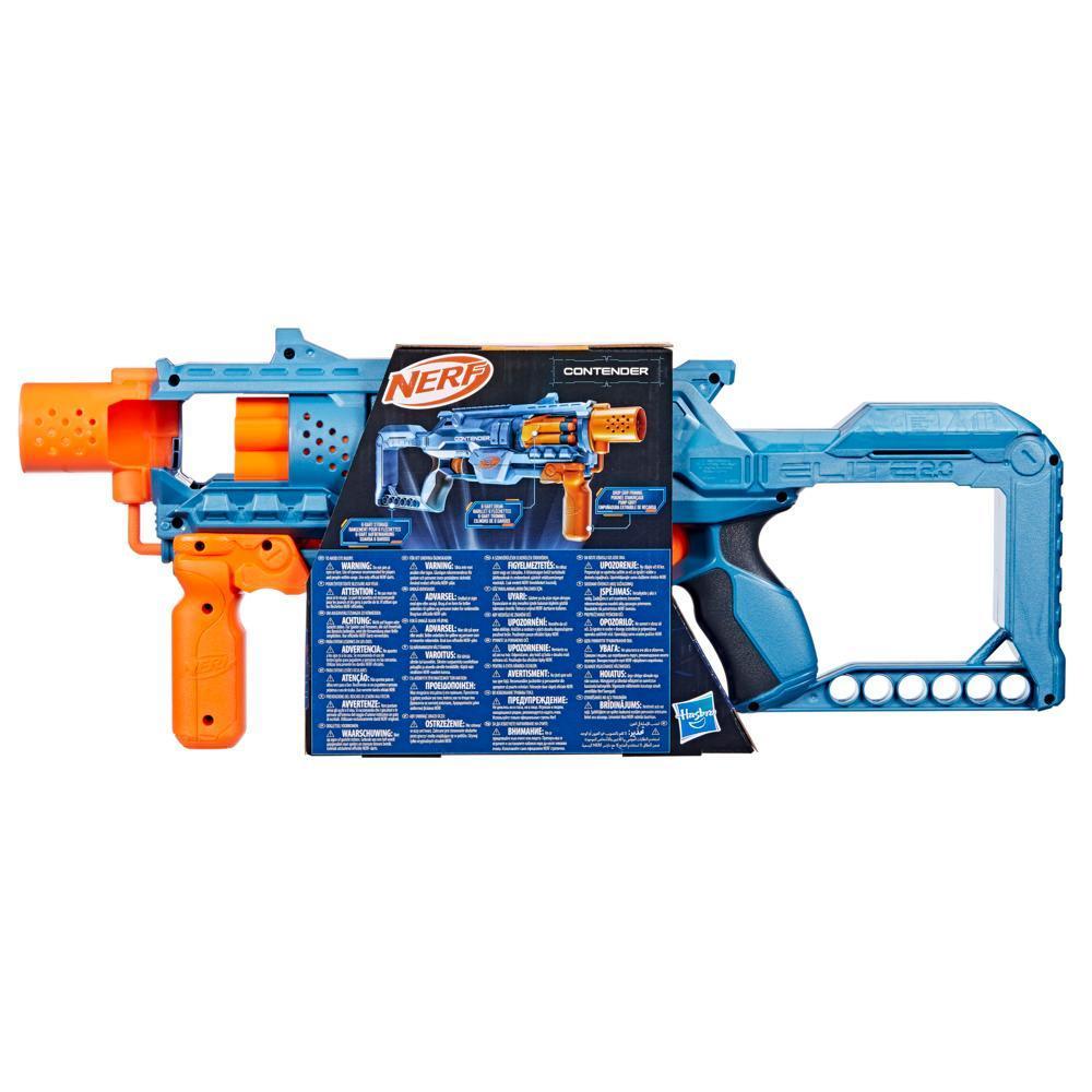 Nerf Elite 2.0 Contender Blaster and 6 Nerf Elite Darts product thumbnail 1