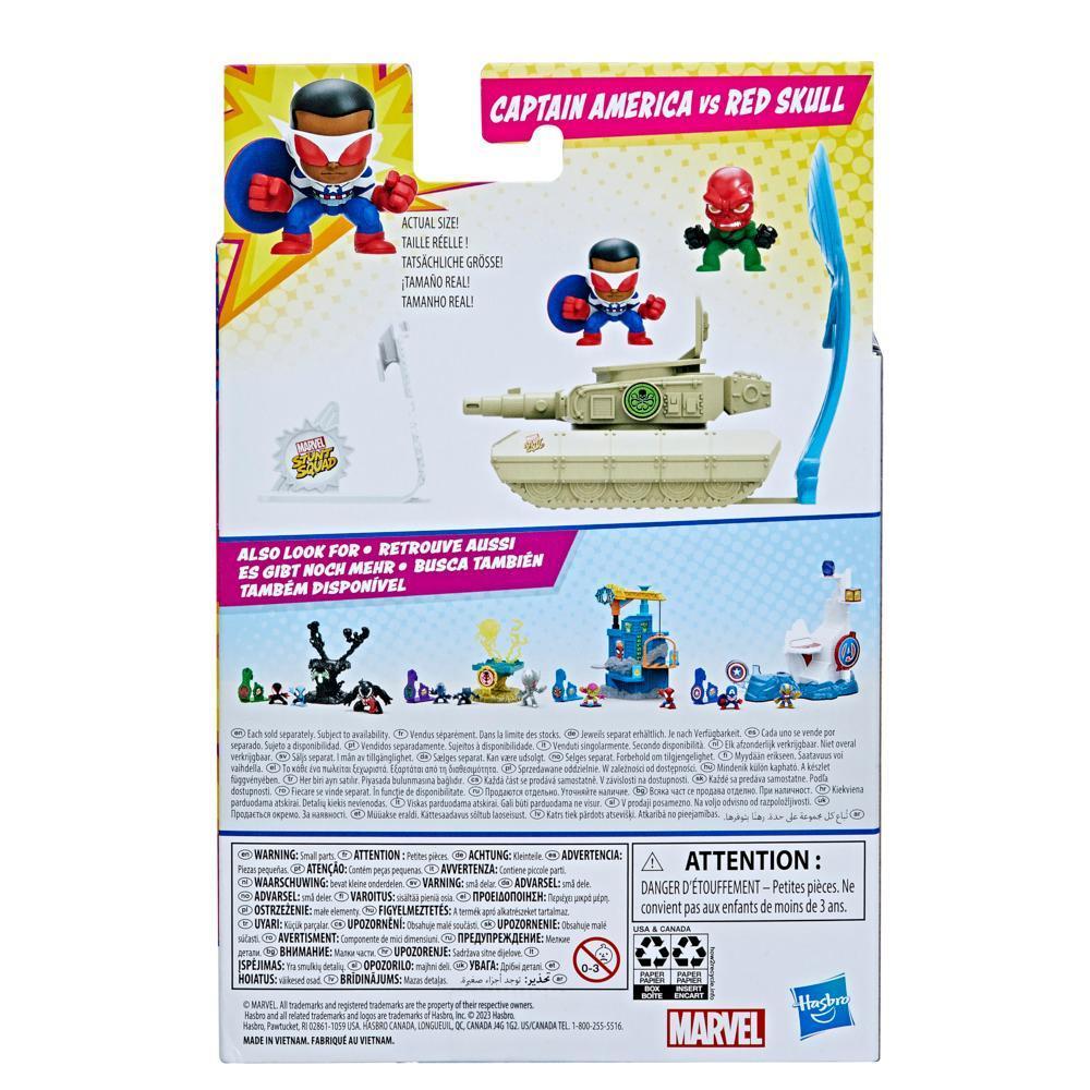 Marvel Stunt Squad Captain America vs. Red Skull Playset with Action Figures (1.5”) product thumbnail 1