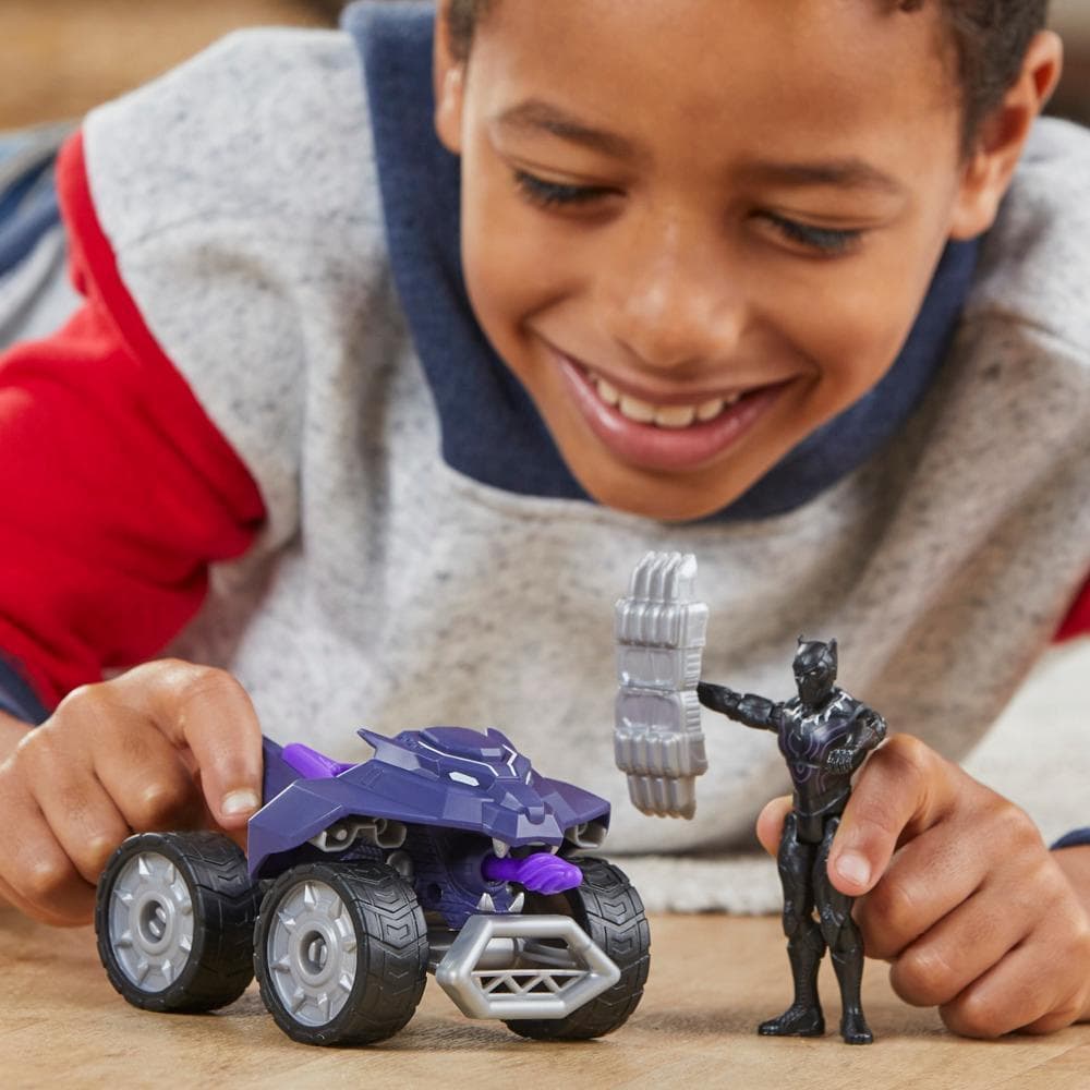 Marvel Avengers Epic Hero Series Black Panther Claw Strike ATV Toy Car Playset for Kids 4+ product thumbnail 1