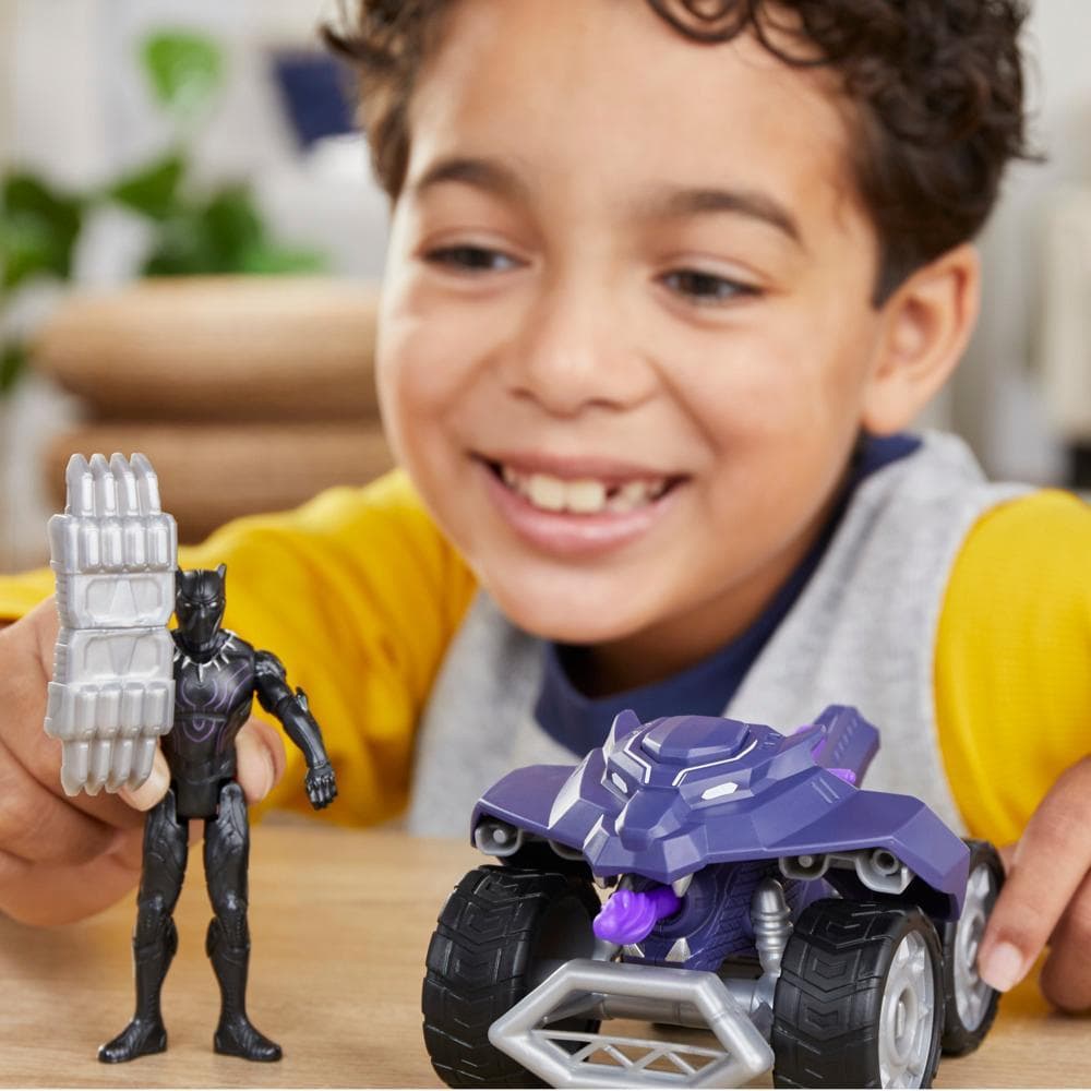 Marvel Avengers Epic Hero Series Black Panther Claw Strike ATV Toy Car Playset for Kids 4+ product thumbnail 1